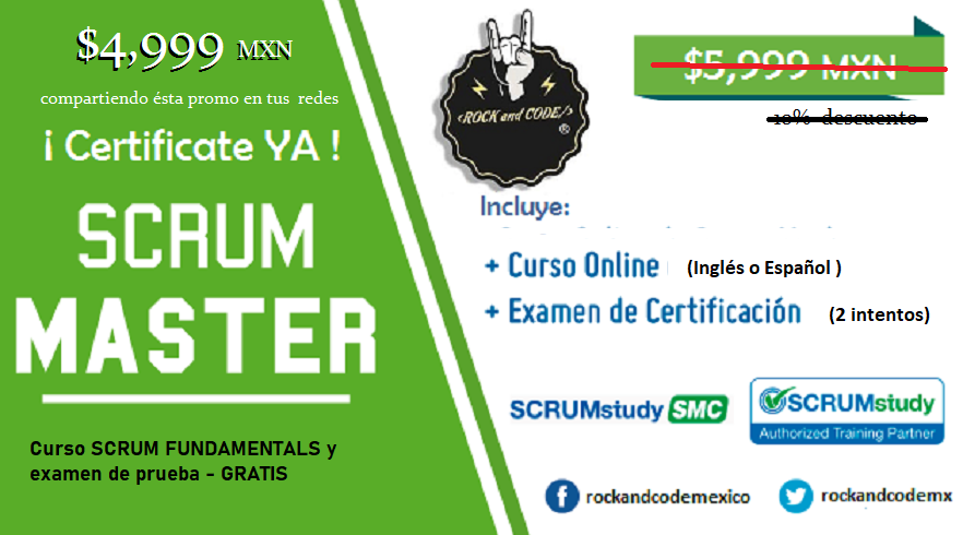 SCRUM MASTER CERTIFICADO